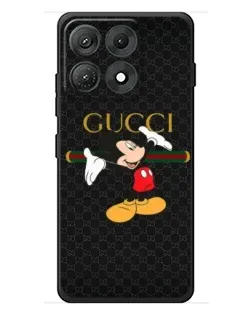 Чехол для Motorola Edge 70 Max с картинкой «Микки Маус Gucci»