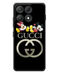Чехол для Motorola Edge 70 Max с картинкой «Gucci — герои Disney»