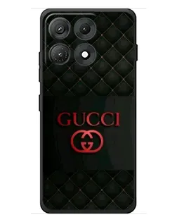 Чехол для Motorola Edge 70 Max с картинкой «Gucci — стеганый черный»
