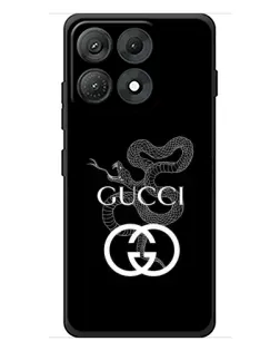 Чехол для Motorola Edge 70 Max с картинкой «Gucci — серебряная змея»