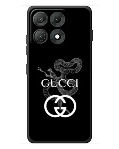 Чехол для Motorola Edge 70 Max с картинкой «Gucci — серебряная змея»
