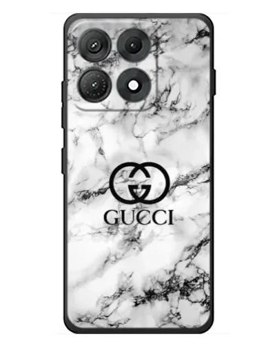 Чехол для Motorola Edge 70 Max с картинкой «Gucci — мраморный шик»