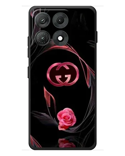 Чехол для Motorola Edge 70 Max с картинкой «Gucci — неоновая роза»