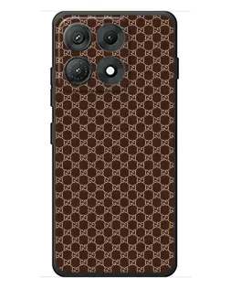 Чехол для Motorola Edge 70 Max с картинкой «Gucci — шоколадная сетка»