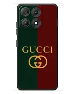 Чехол для Motorola Edge 70 Max с картинкой «Gucci — темно-зеленый градиент»