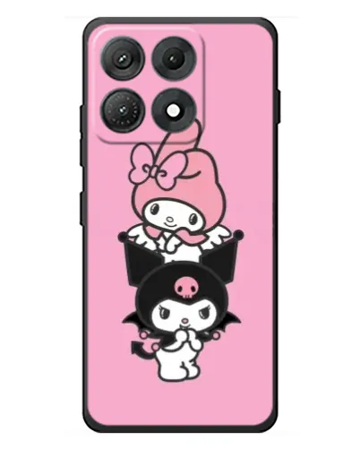 Чехол для Motorola Edge 70 Max с картинкой «My Melody и Kuromi»