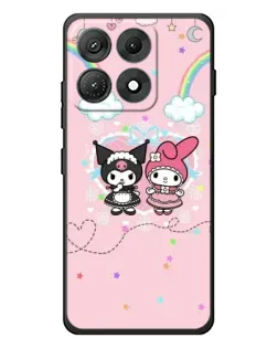 Чехол для Motorola Edge 70 Max с картинкой «My Melody и Kuromi»