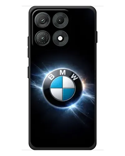 Чехол для Motorola Edge 70 Max с картинкой «BMW — неоновое сияние»