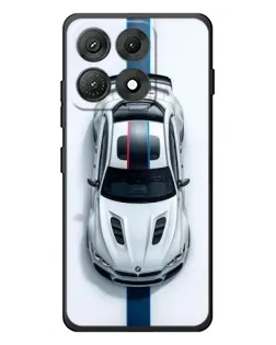 Чехол для Motorola Edge 70 Max с картинкой «Вид сверху — BMW M»