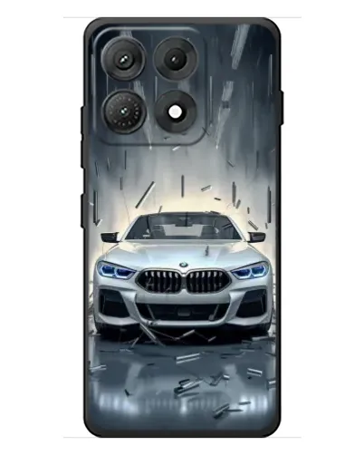 Чехол для Motorola Edge 70 Max с картинкой «BMW в свете фар»