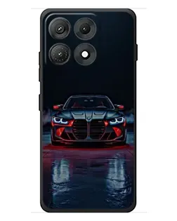 Чехол для Motorola Edge 70 Max с картинкой «BMW на мокрой дороге»
