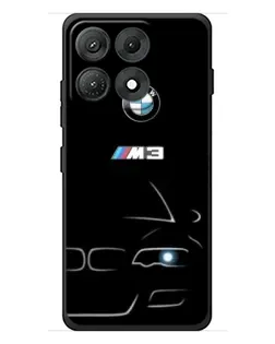 Чехол для Motorola Edge 70 Max с картинкой «Минималистичный принт BMW M3»