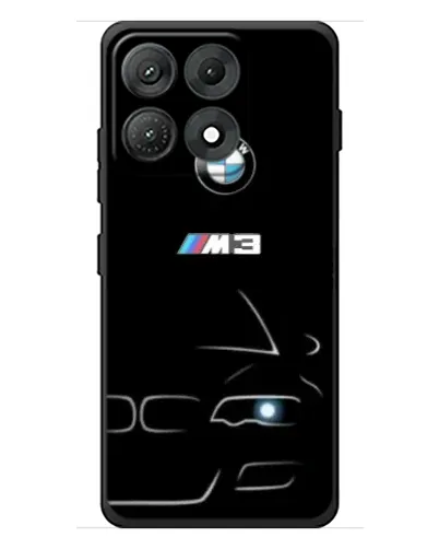 Чехол для Motorola Edge 70 Max с картинкой «Минималистичный принт BMW M3»
