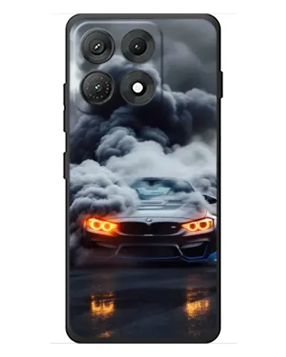 Чехол для Motorola Edge 70 Max с картинкой «BMW в дыму»