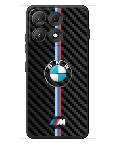 Чехол для Motorola Edge 70 Max с картинкой «Эмблема BMW и карбон»