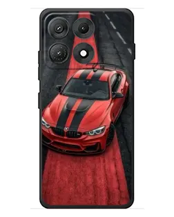 Чехол для Motorola Edge 70 Max с картинкой «BMW на красной дорожке»