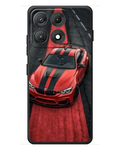 Чехол для Motorola Edge 70 Max с картинкой «BMW на красной дорожке»
