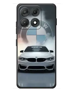 Чехол для Motorola Edge 70 Max с картинкой «BMW в белом дыму»