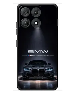 Чехол для Motorola Edge 70 Max с картинкой «BMW сквозь ночной город»