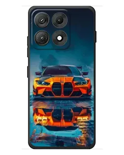 Чехол для Motorola Edge 70 Max с картинкой «BMW — золотая эмблема»