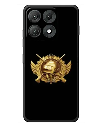 Чехол для Motorola Edge 70 Max с картинкой «PUBG — оранжевый градиент»