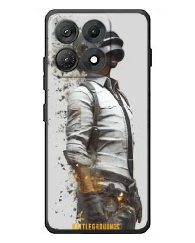 Чехол для Motorola Edge 70 Max с картинкой «PUBG — боец в пыли»