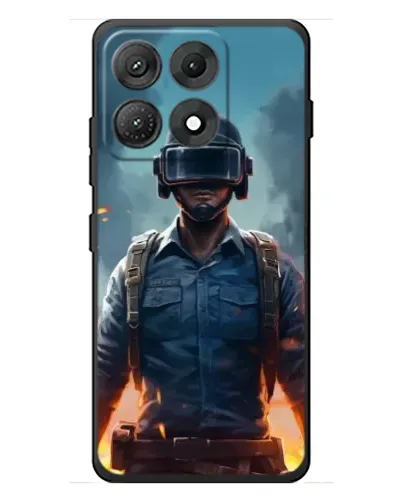 Чехол для Motorola Edge 70 Max с картинкой «PUBG — реалистичный герой»