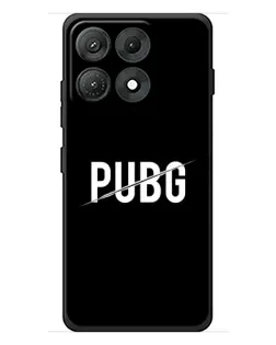 Чехол для Motorola Edge 70 Max с картинкой «PUBG — белый логотип»