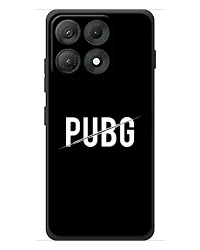 Чехол для Motorola Edge 70 Max с картинкой «PUBG — белый логотип»
