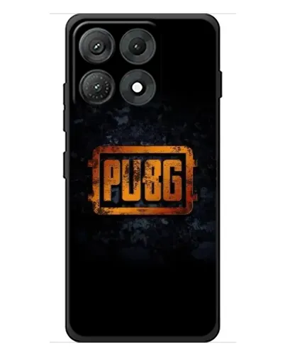 Чехол для Motorola Edge 70 Max с картинкой «PUBG — золотой логотип»