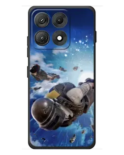 Чехол для Motorola Edge 70 Max с картинкой «Десант PUBG — прыжок»
