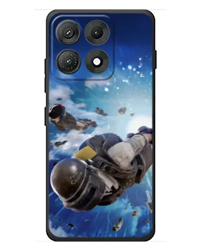 Чехол для Motorola Edge 70 Max с картинкой «Десант PUBG — прыжок»