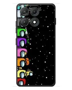 Чехол для Motorola Edge 70 Max с картинкой «Команда Among Us»