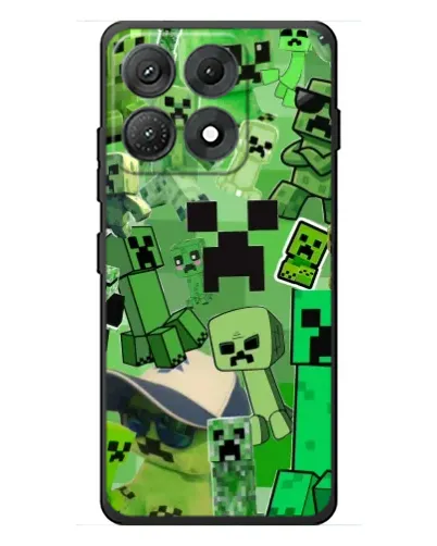 Чехол для Motorola Edge 70 Max с картинкой «Криперы Minecraft»