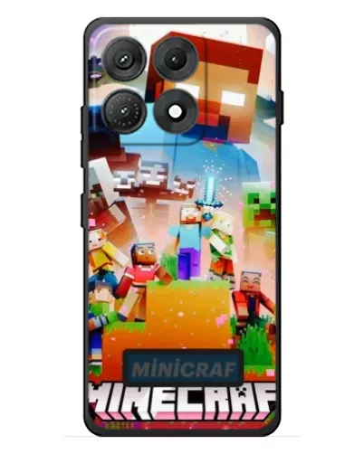Чехол для Motorola Edge 70 Max с картинкой «Minecraft герои игры»