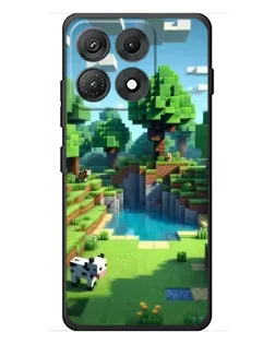 Чехол для Motorola Edge 70 Max с картинкой «Minecraft летний день»