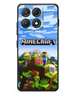 Чехол для Motorola Edge 70 Max с картинкой «Minecraft классический мир»