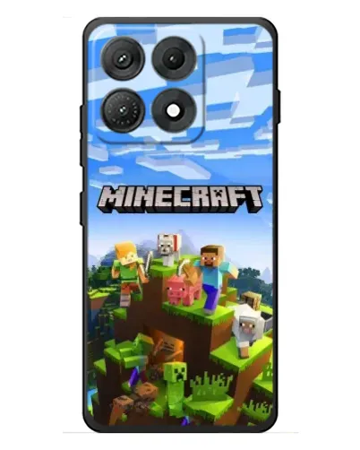 Чехол для Motorola Edge 70 Max с картинкой «Minecraft классический мир»
