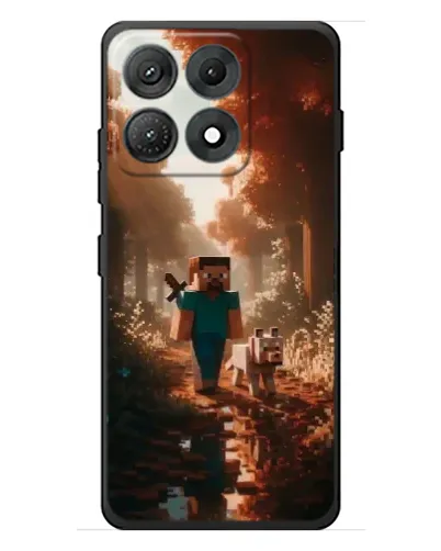 Чехол для Motorola Edge 70 Max с картинкой «Стив в лесу»