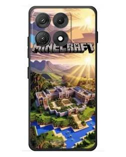 Чехол для Motorola Edge 70 Max с картинкой «Minecraft панорама»