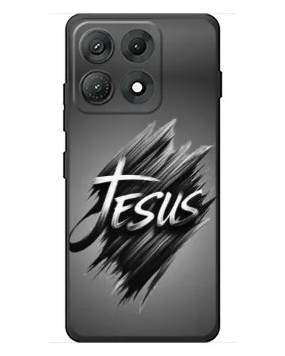 Чехол для Motorola Edge 70 Max с картинкой «Надпись Jesus Graffiti»