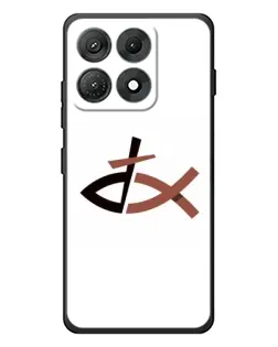 Чехол для Motorola Edge 70 Max с картинкой «Рыба и крест» Чехол для Motorola Edge 70 Max с картинкой «Рыба и крест»