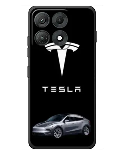 Чехол для Motorola Edge 70 Max с картинкой «Tesla Model Y»