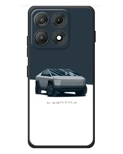 Чехол для Motorola Edge 70 Max с картинкой «Серебристый Cybertruck Tesla» Чехол для Motorola Edge 70 Max с картинкой «Серебристый Cybertruck Tesla»