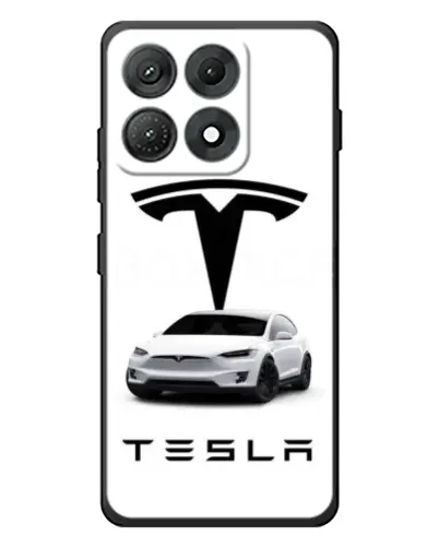 Чехол для Motorola Edge 70 Max с картинкой «Tesla White Style»