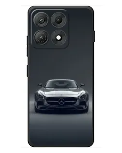 Чехол для Motorola Edge 70 Max с картинкой «Mercedes на черном» Чехол для Motorola Edge 70 Max с картинкой «Mercedes на черном»