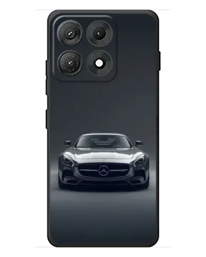 Чехол для Motorola Edge 70 Max с картинкой «Mercedes на черном»