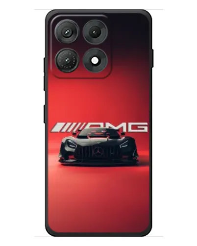 Чехол для Motorola Edge 70 Max с картинкой «Mercedes AMG — красная линия»