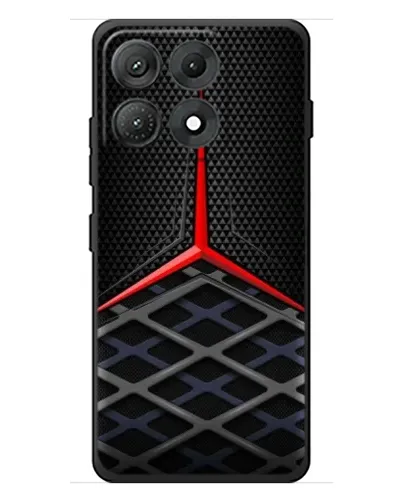 Чехол для Motorola Edge 70 Max с картинкой «Mercedes Carbon Grid»