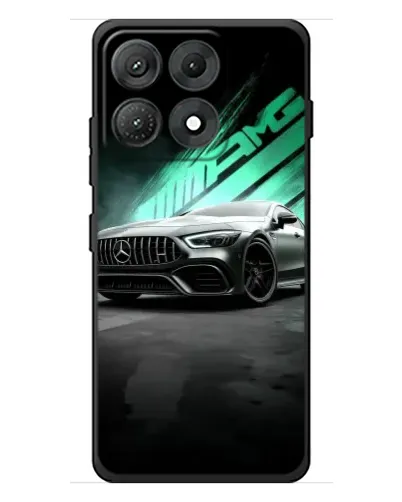 Чехол для Motorola Edge 70 Max с картинкой «Темный Mercedes AMG»